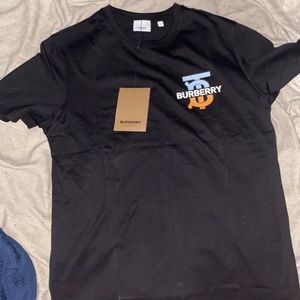 Black Burberry tee